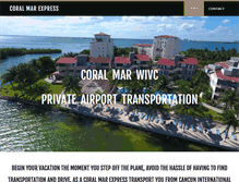 Tablet Screenshot of coralmarexpress.com
